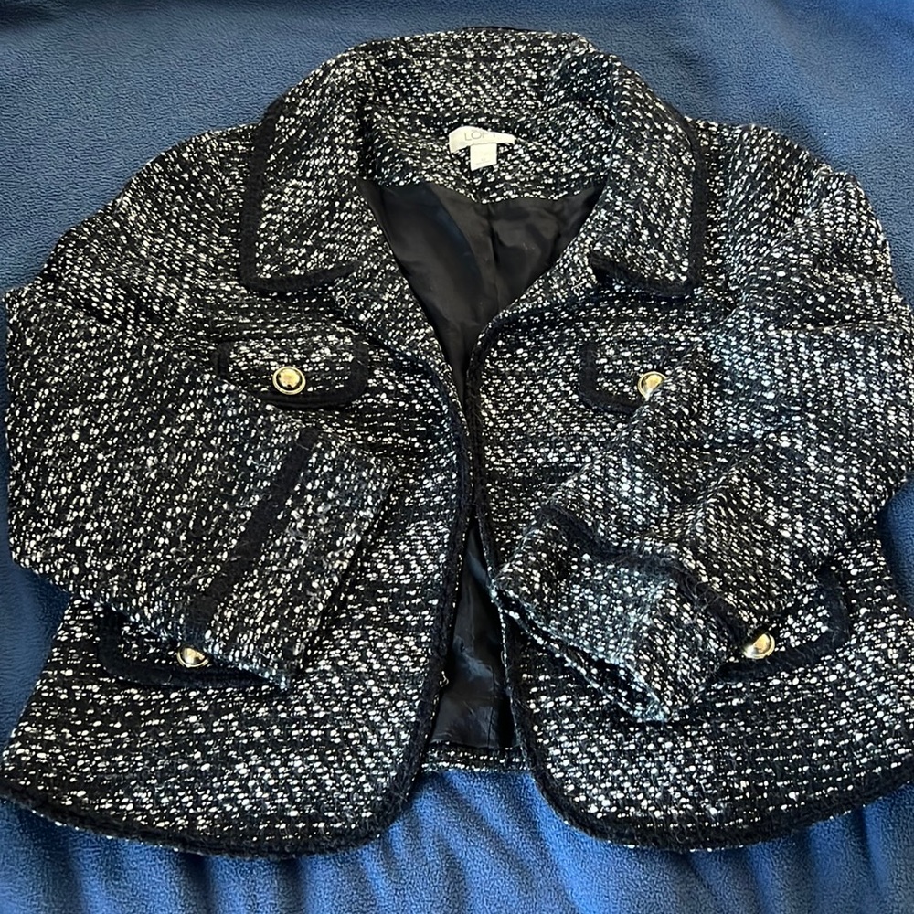 Loft tweed blazer size 12